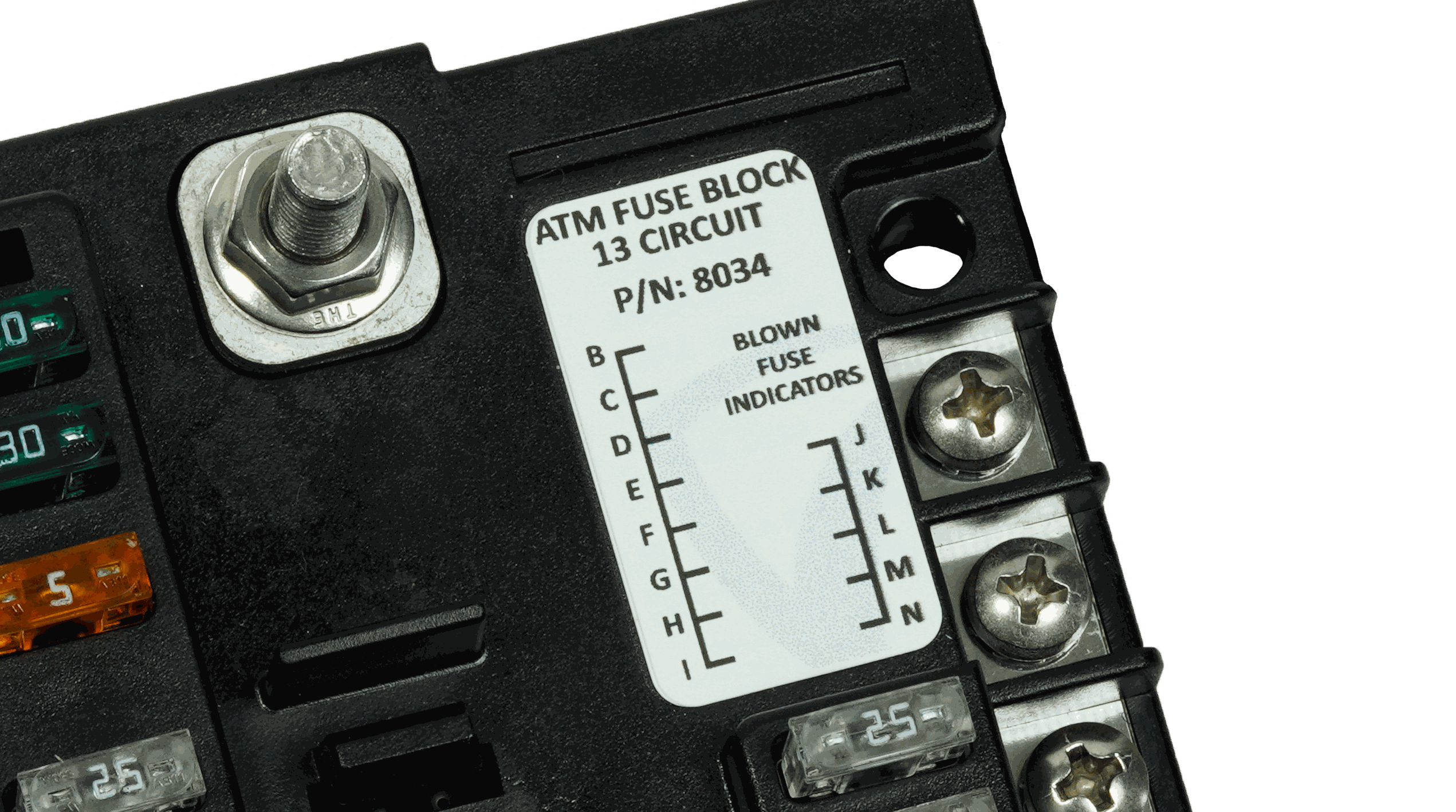 Fuse Block, 13 Circuit + Ground, 200 A PDM 14 Egis Mobile Electric